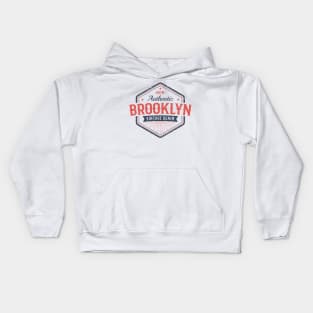 Brooklyn authentic vintage print in American classic style Kids Hoodie